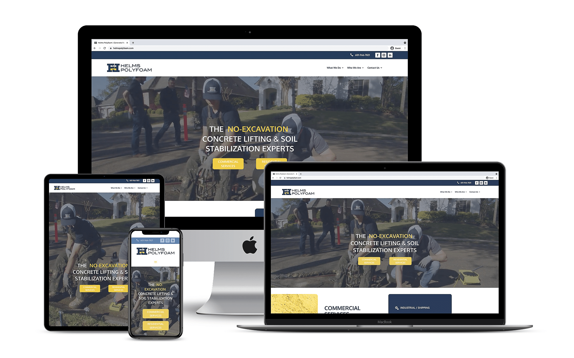 Helms Polyfoam Website