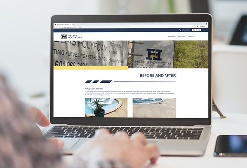 Helms Polyfoam Website