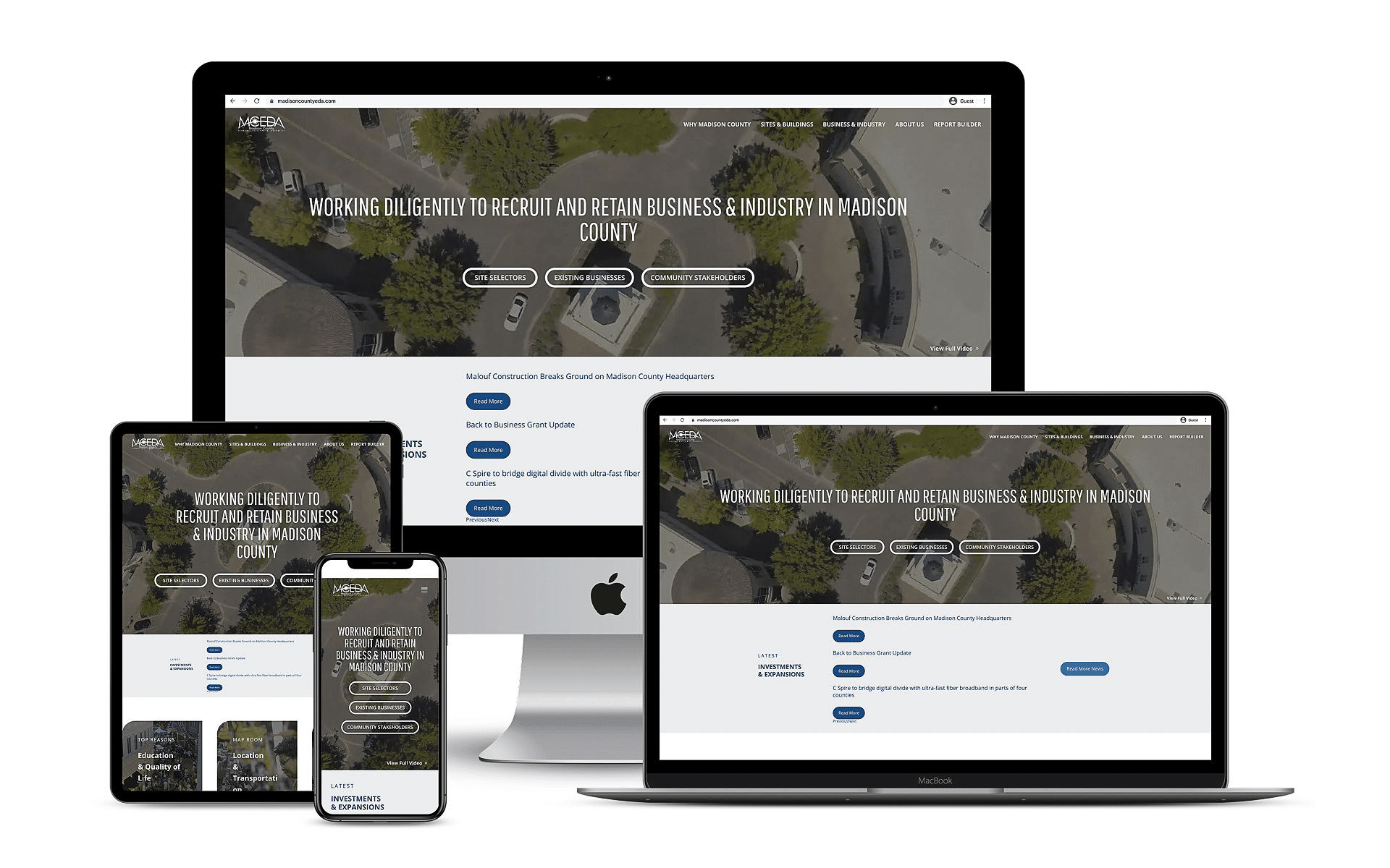 Madison County Economic Development Authority Website