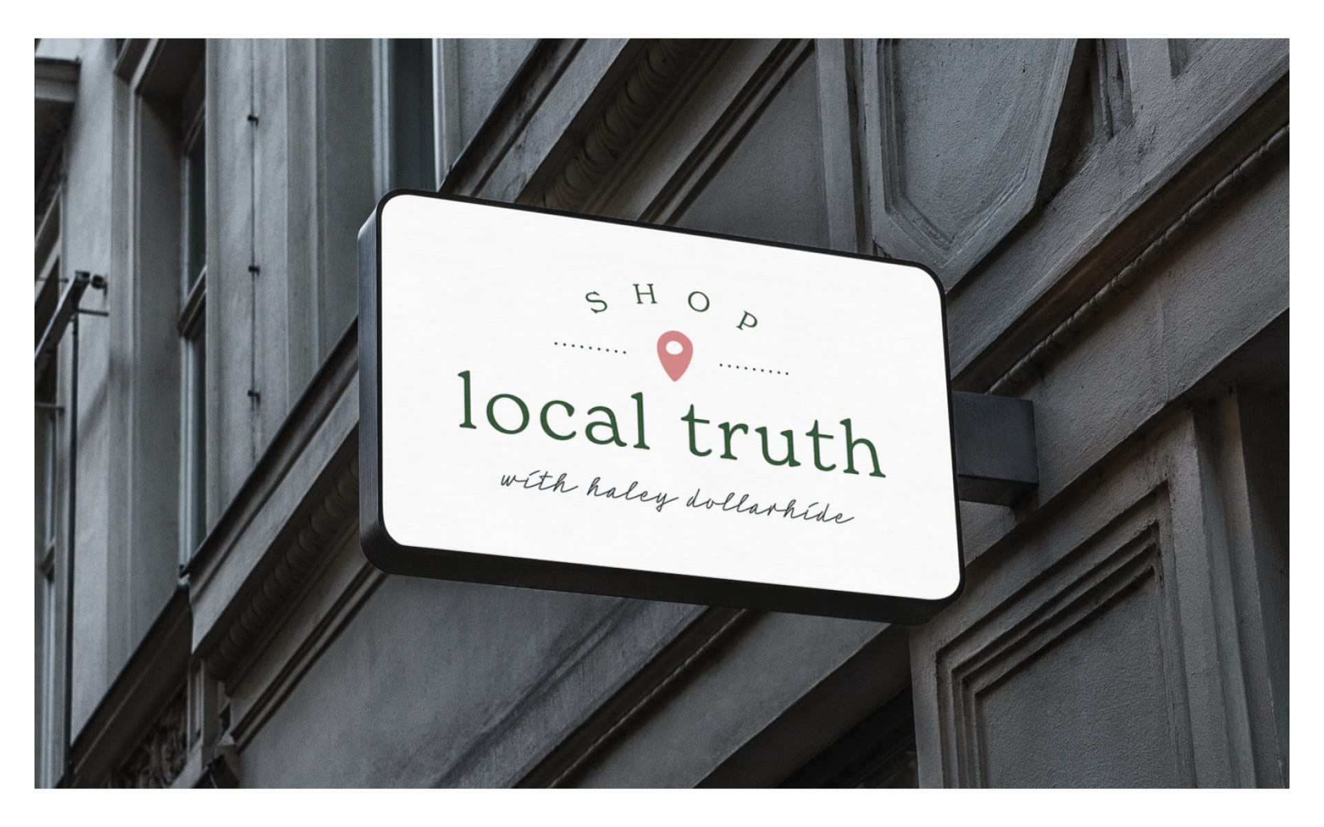 Shop Local Truth Logo Design