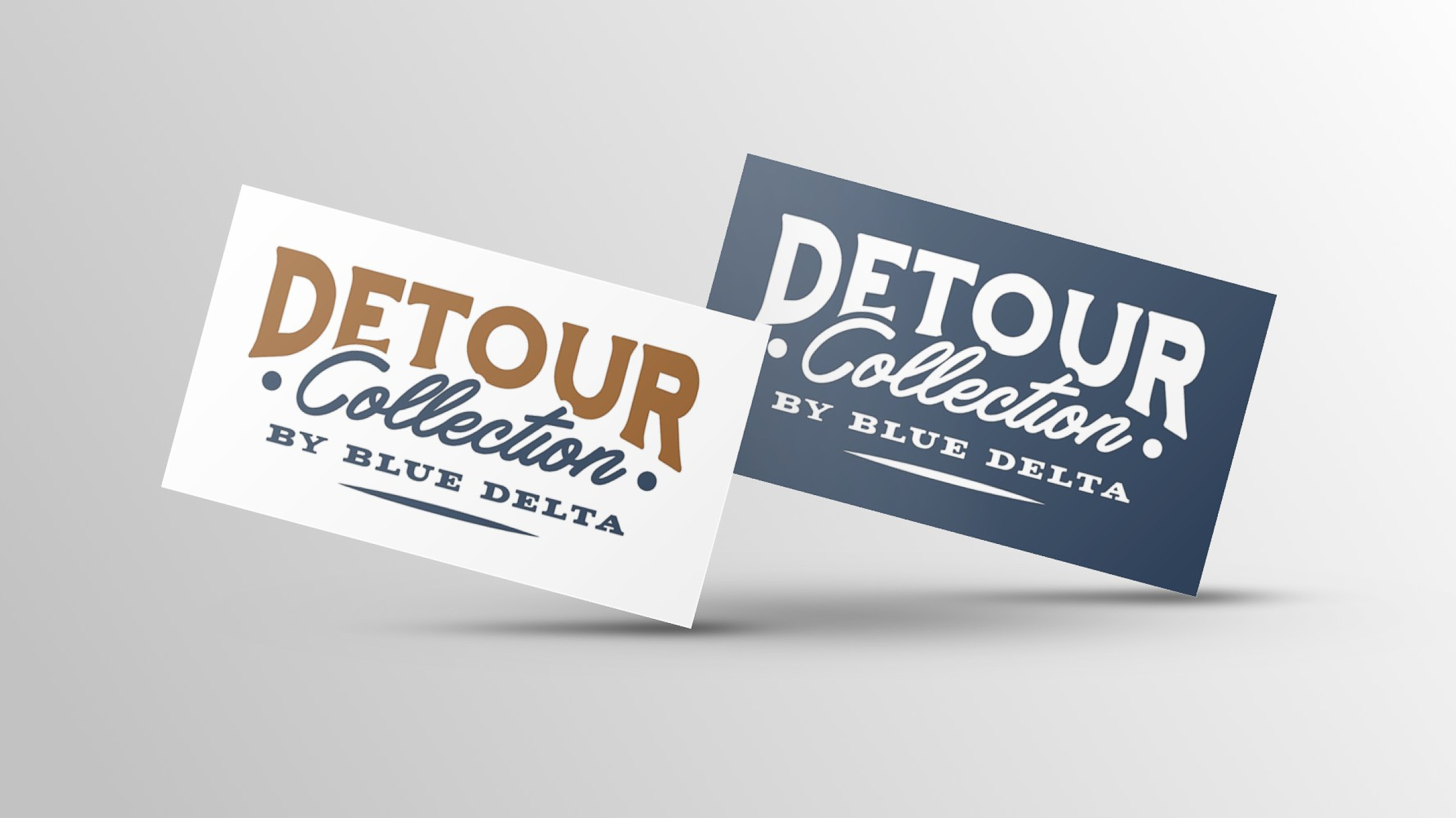 Blue Delta Detour Collection Logo Design