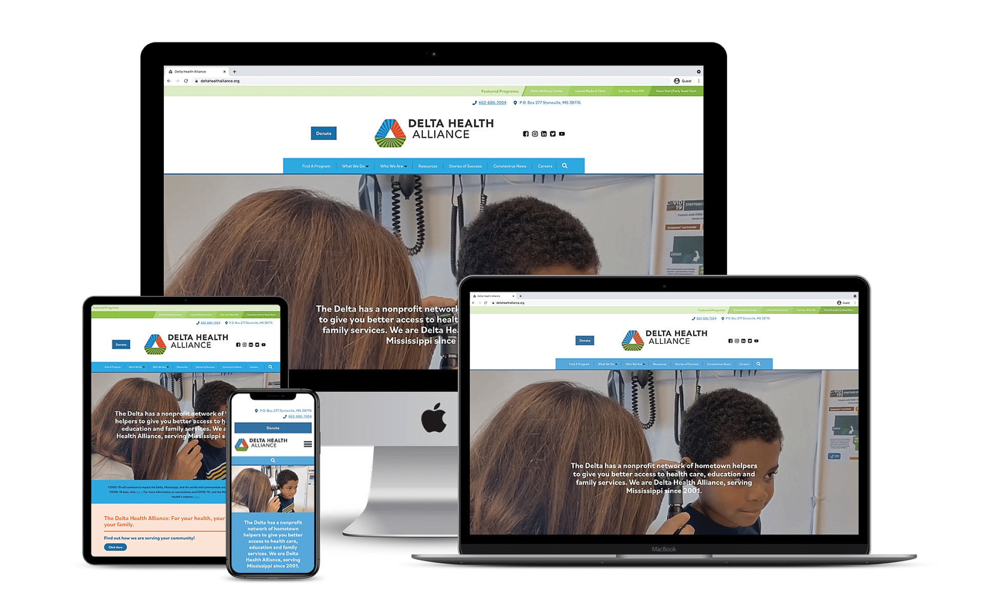 Delta Health Alliance Website