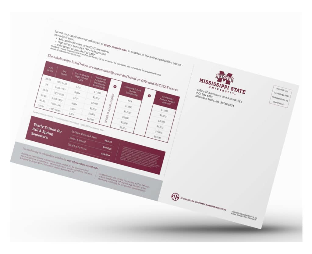 Mississippi State University Direct Mail