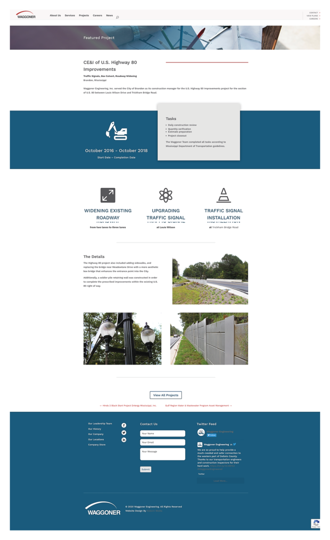 Waggoner Engineering Website