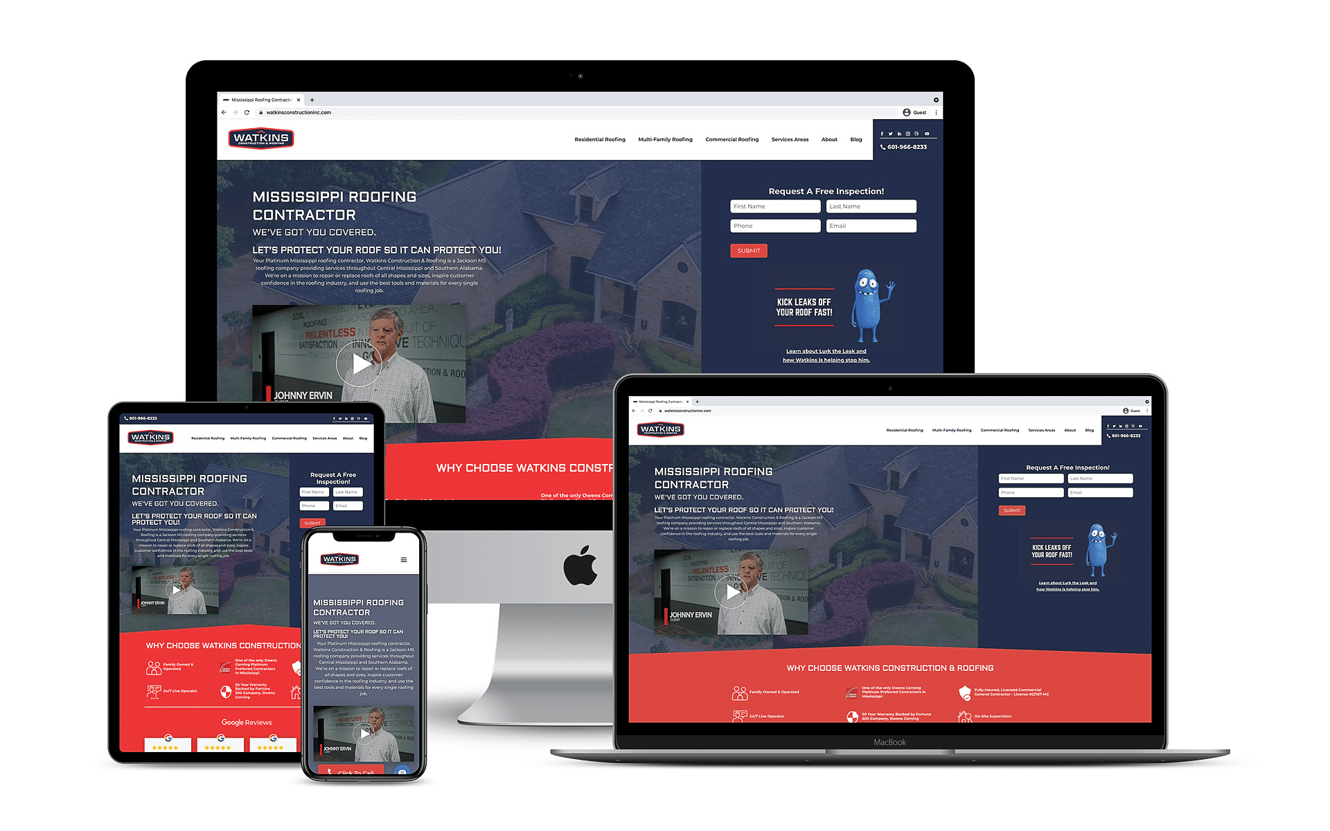 Watkins Construction Website